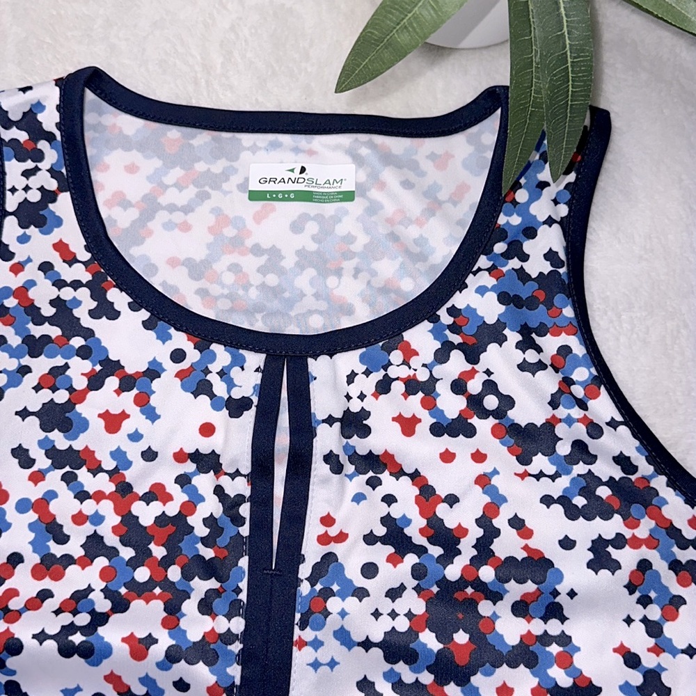 Grand Slam Athletic Keyhole Front Sleeveless Top - Picture 4 of 6
